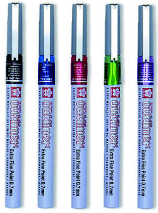 櫻花漆油綑邊筆