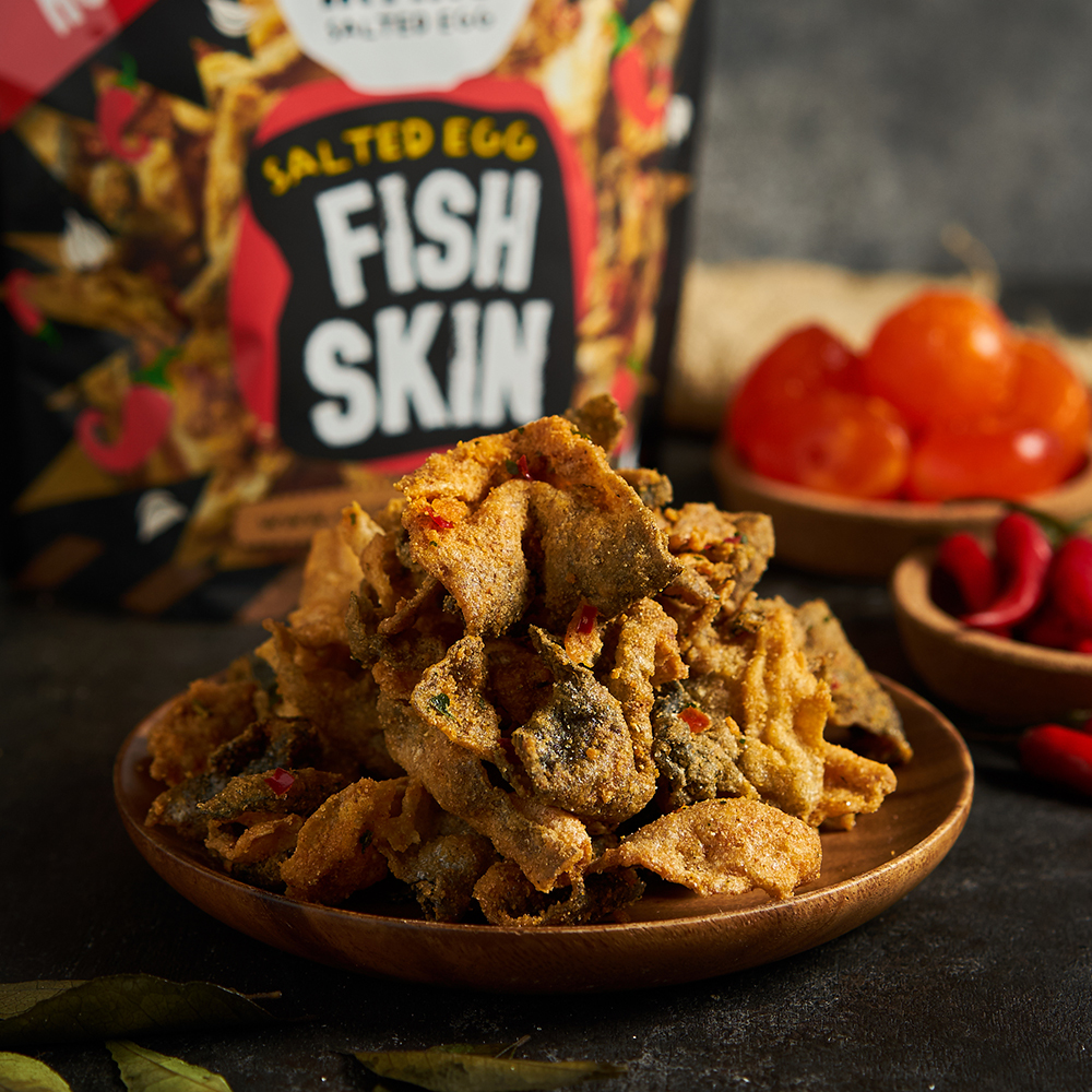 Irvins 香辣鹹蛋魚皮