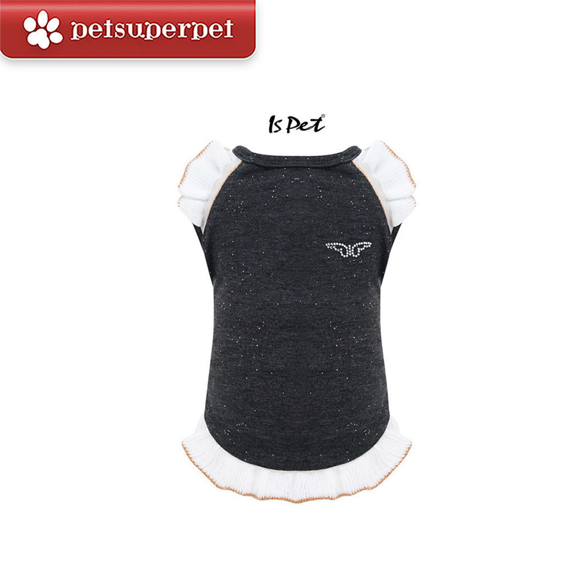 IsPet - 寵物海軍風彈力T恤 [黑色] [3尺寸]