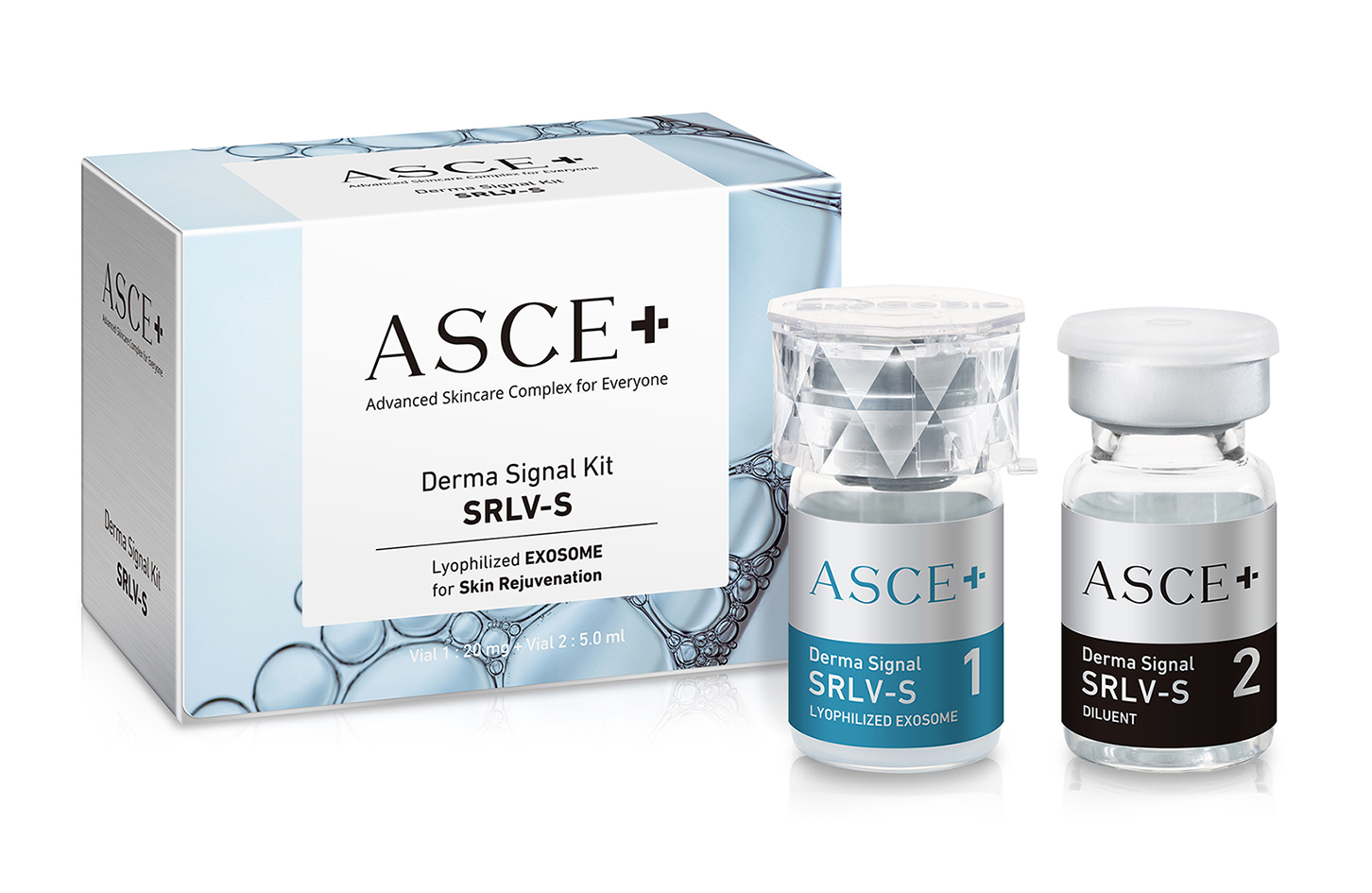 ヒト脂肪幹細胞由来 エクソソーム配合美容液 ASCE＋ ダーマペン 導入液-