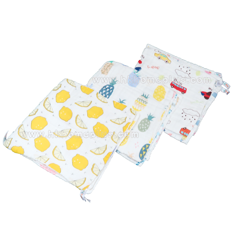 6條裝 六層紗布泡泡方巾 4030212