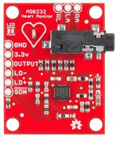 AD8232 心跳監測器相容板