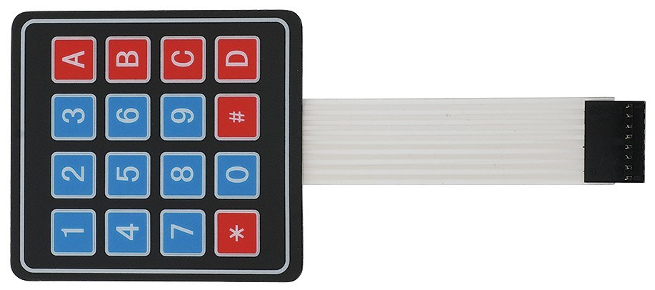 薄膜按鍵 4*4 矩陣 4x4 開關