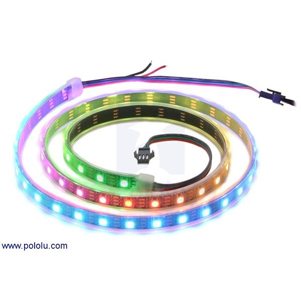 Addressable RGB 30-LED 燈條 (SK6812, 5V, 1公尺)