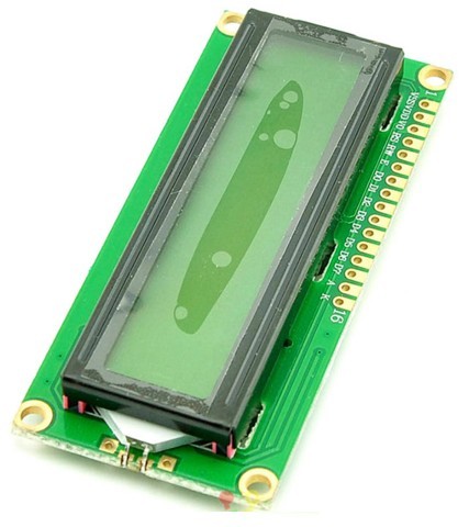 LCD 1602A(3.3V)黃綠液晶模組(相容Arduino)