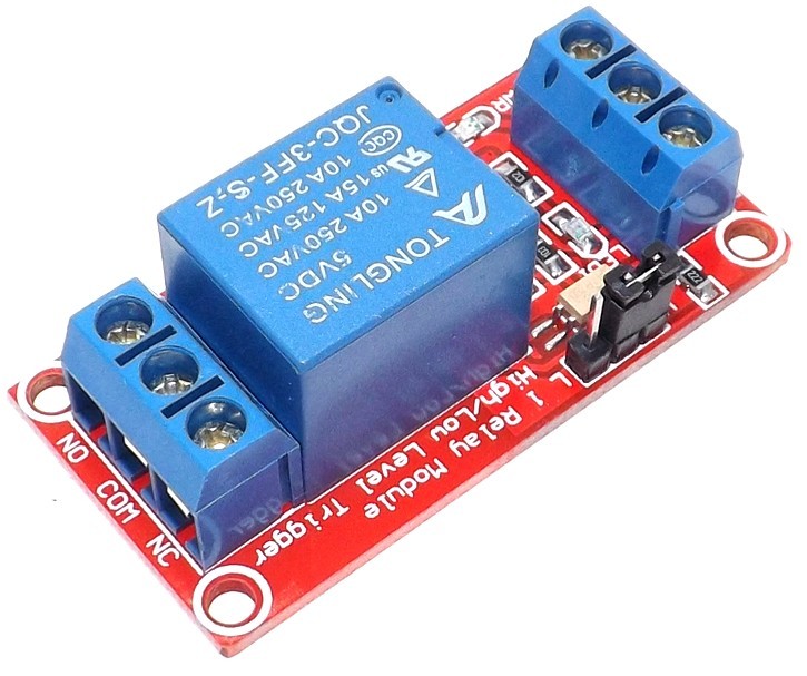 1路5V繼電器模組 (帶光耦 支援高低電平觸發)