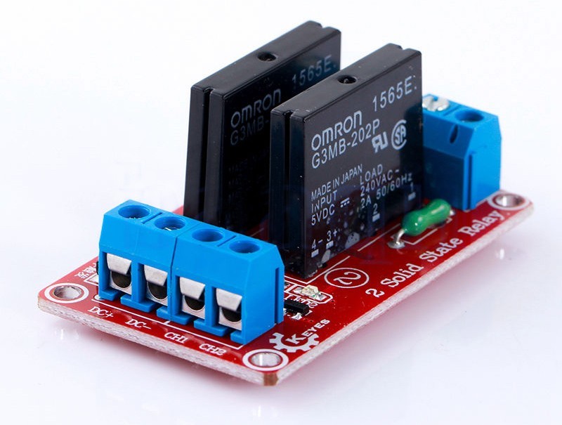 二路固態繼電器(紅色) (相容Arduino)
