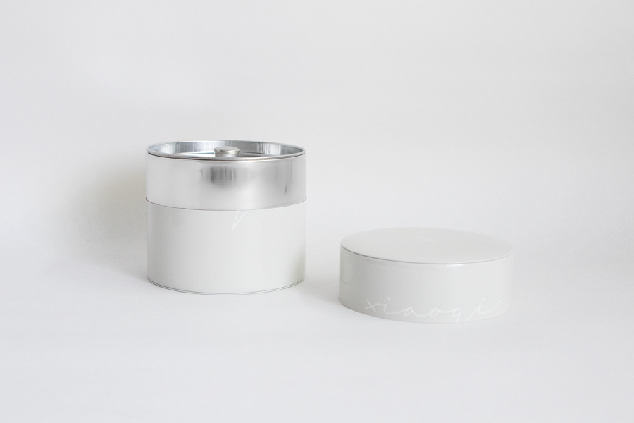 +t 小器萬用馬口鐵罐/白 L