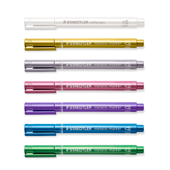 【STAEDTLER 施德樓】金屬色麥克筆 MS8323
