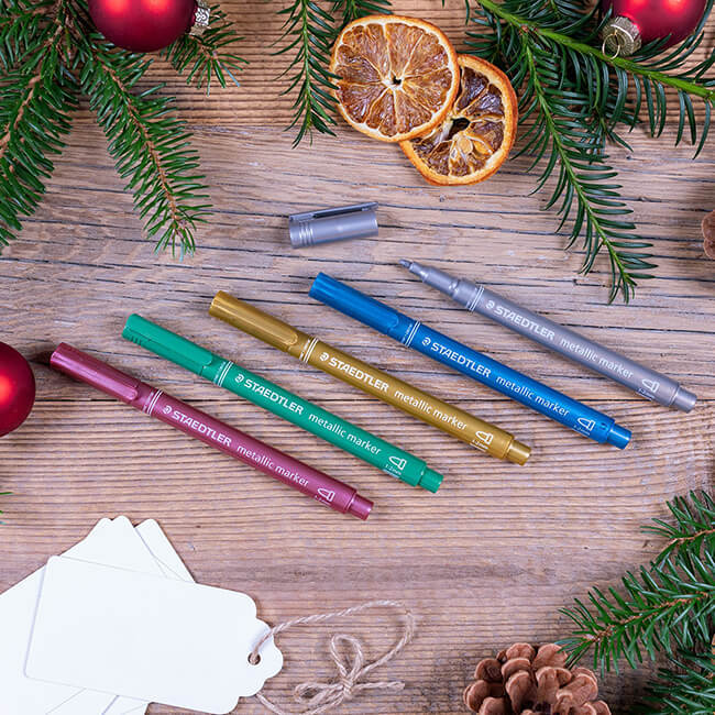 【STAEDTLER 施德樓】金屬色麥克筆 MS8323