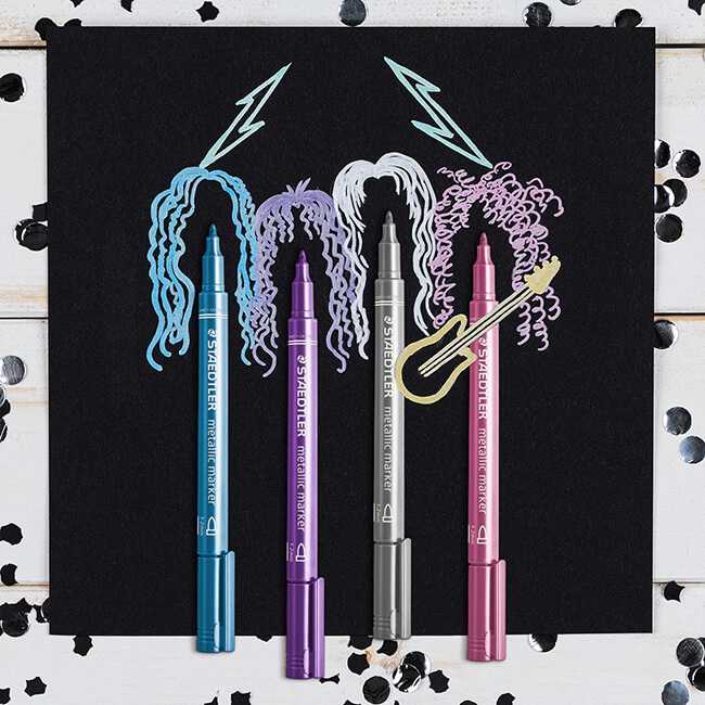 【STAEDTLER 施德樓】金屬色麥克筆 MS8323