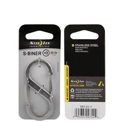Nite Ize 不銹鋼8字扣 #3
