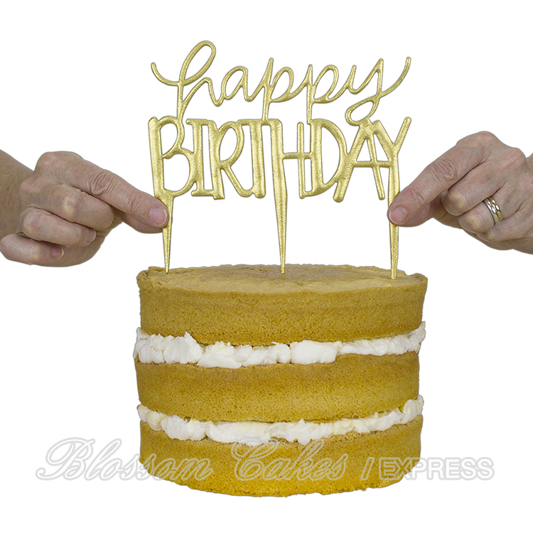 PME Cake Topper Cutter - Happy Birthday, Modern