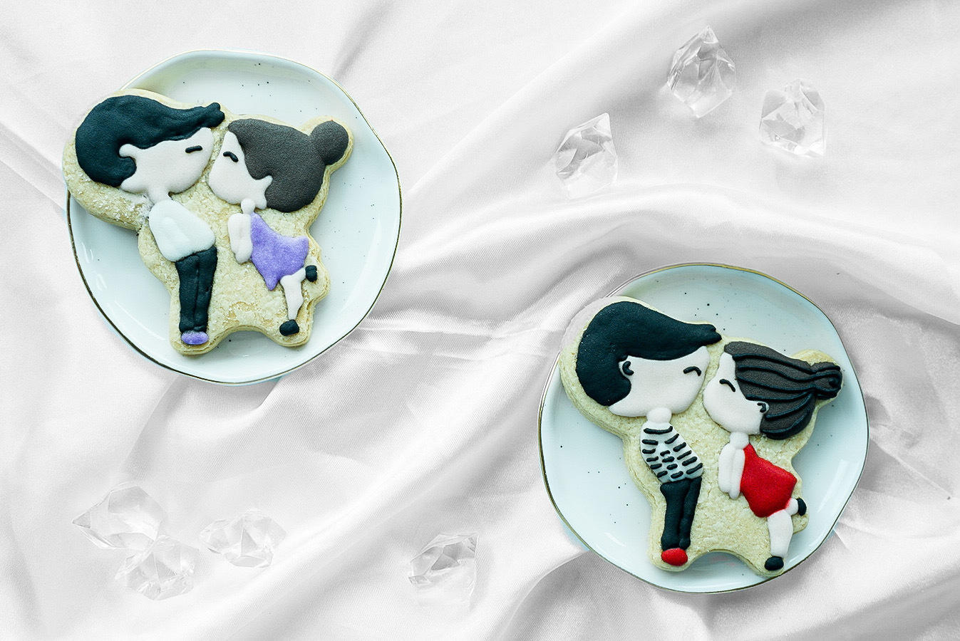 親吻情侶糖霜曲奇