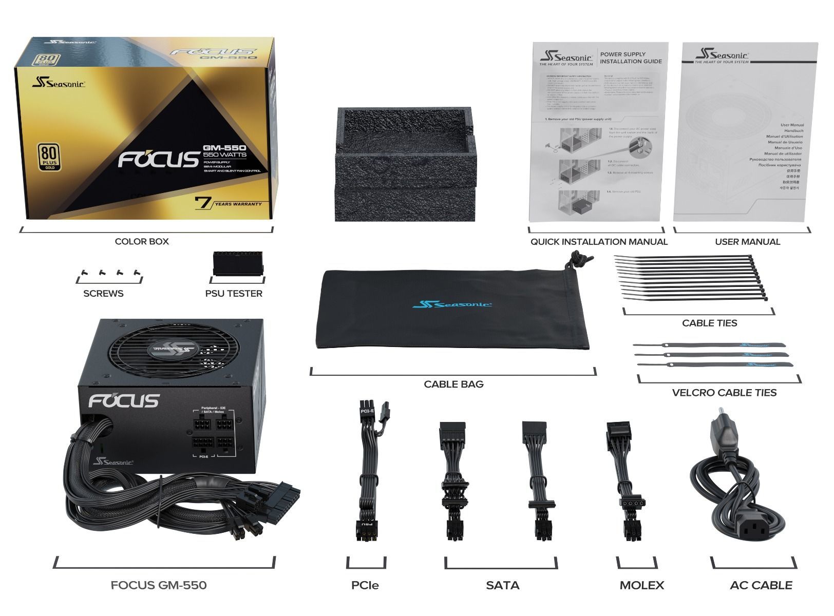 Блок питания seasonic focus. Seasonic Focus GM-650. Seasonic Focus GM-550 (SSR-550fm). Блок питания Focus Gold 850. Seasonic Focus GM-550.