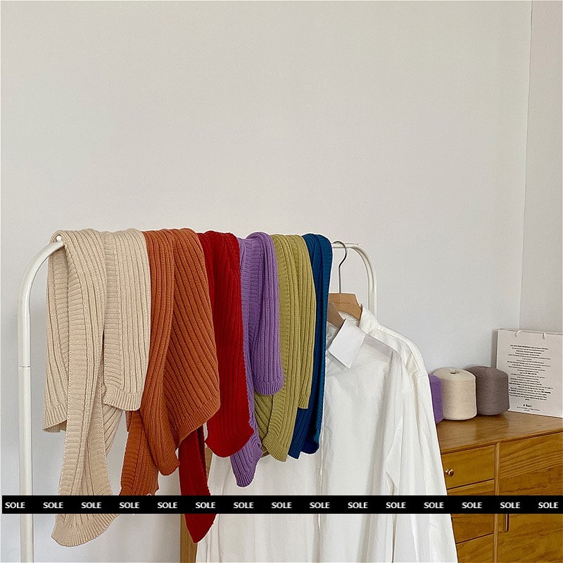 假針織外套披肩(多色)