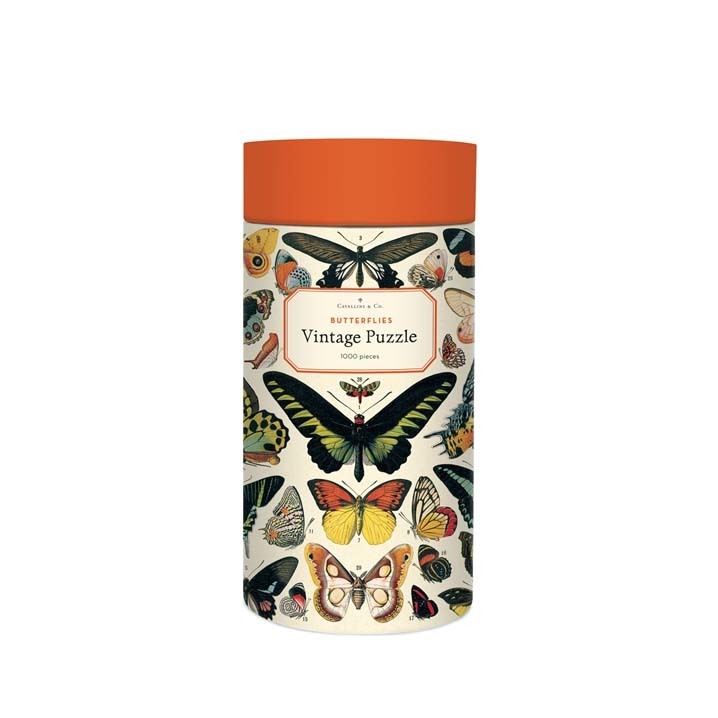 Cavallini & Co. 1000片拼圖 蝴蝶圖鑑