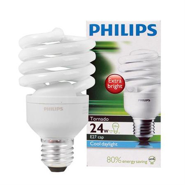 Philips 飛利浦 Tornado小旋風 慳電膽 12W/15W/20W/23W