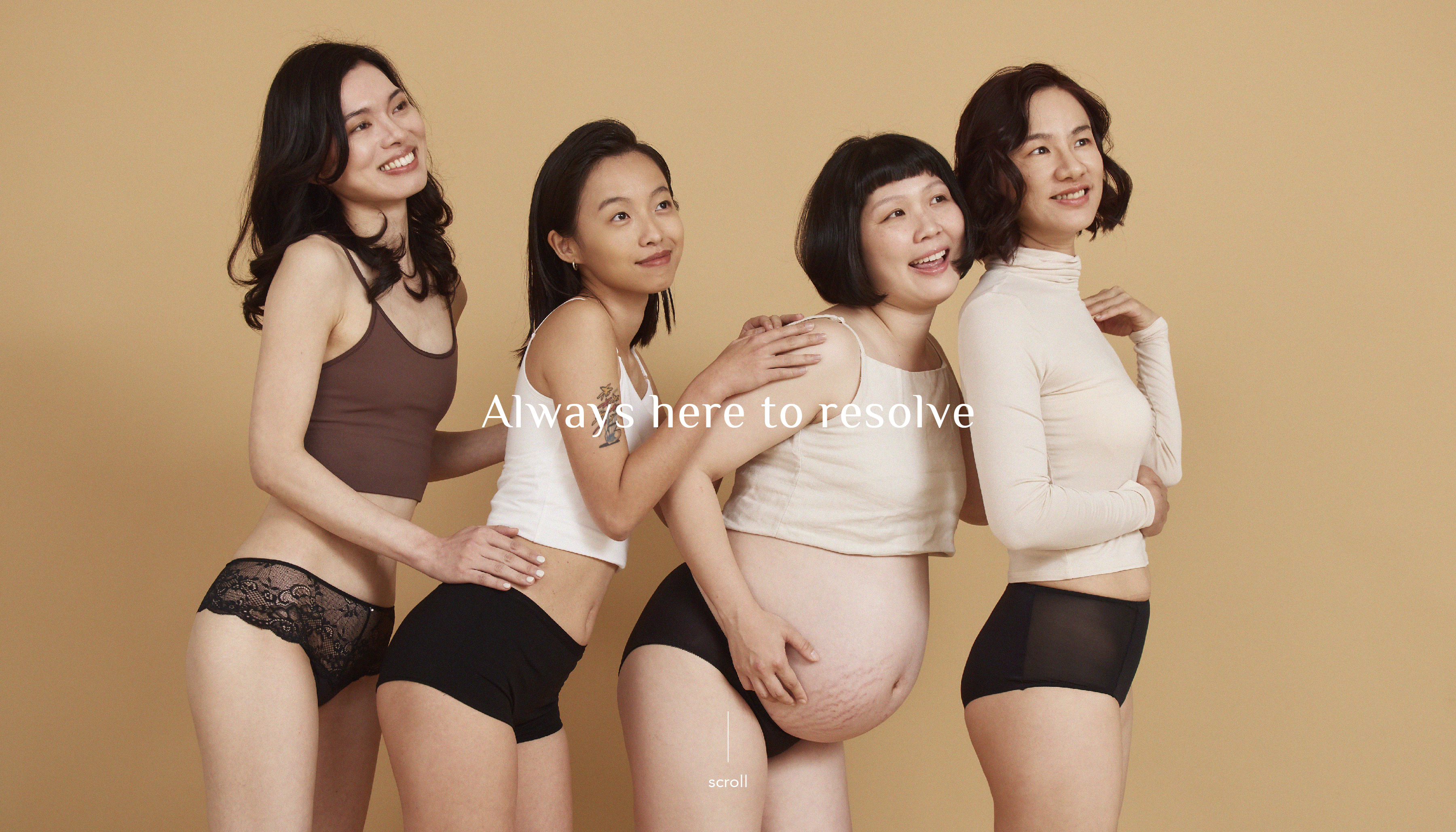 khoowear經期單穿紅紅褲就可以，分泌物吸收用白白褲