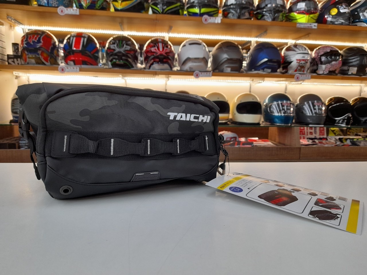 TAICHI RSB279 CAMOUFLAGE 迷彩 騎士包 腰包 內袋防水