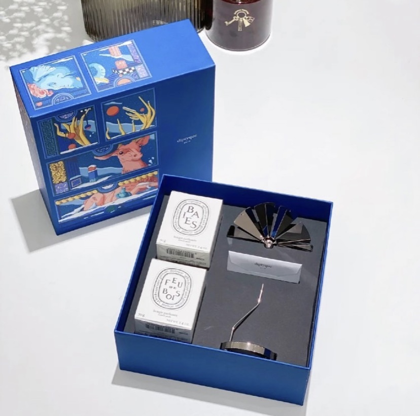 Diptyque 節日限定 蠟燭+旋轉擺設 禮盒套裝