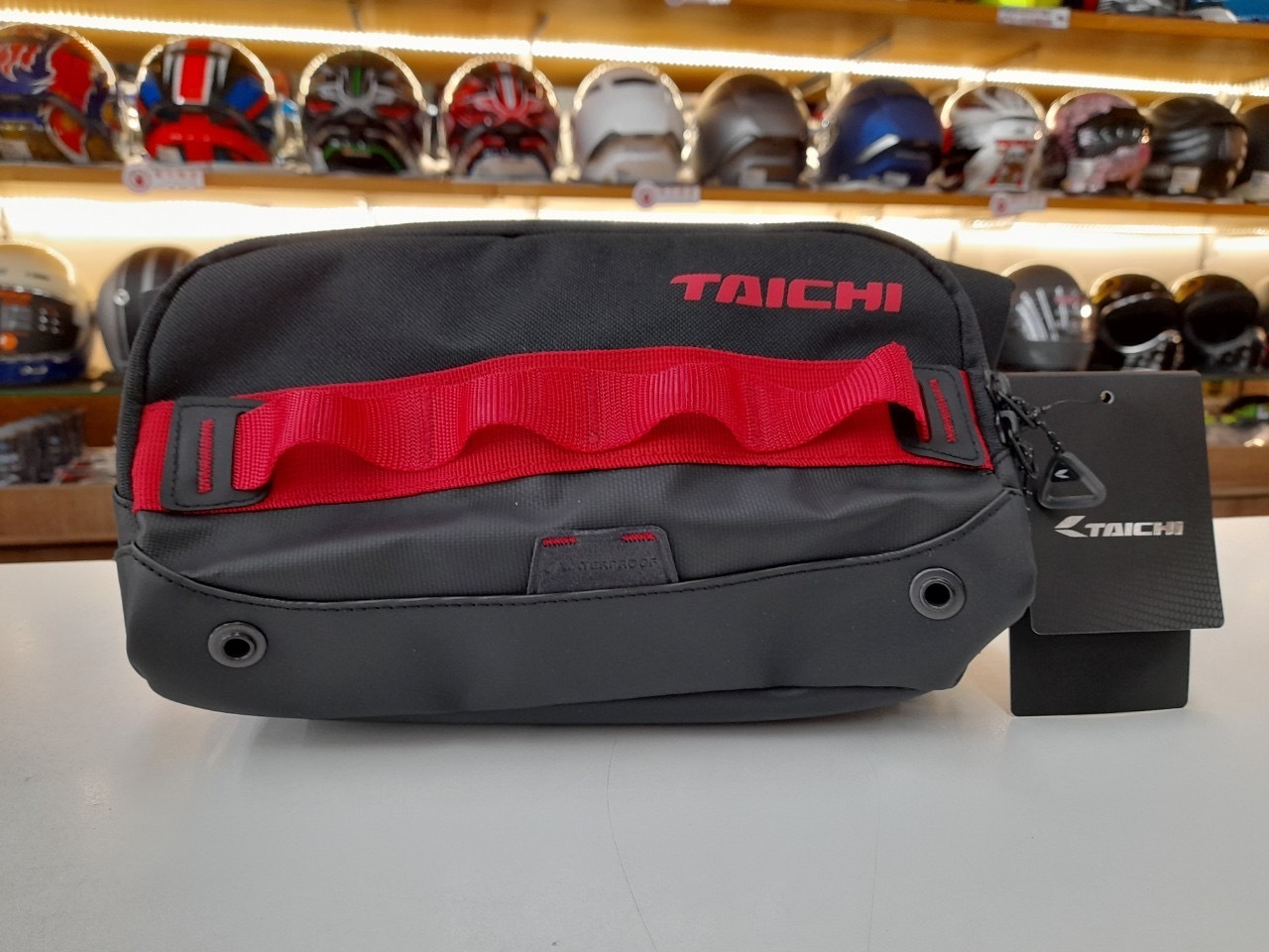 TAICHI RSB279 BLACK/RED 黑紅 騎士包 腰包 防水內袋
