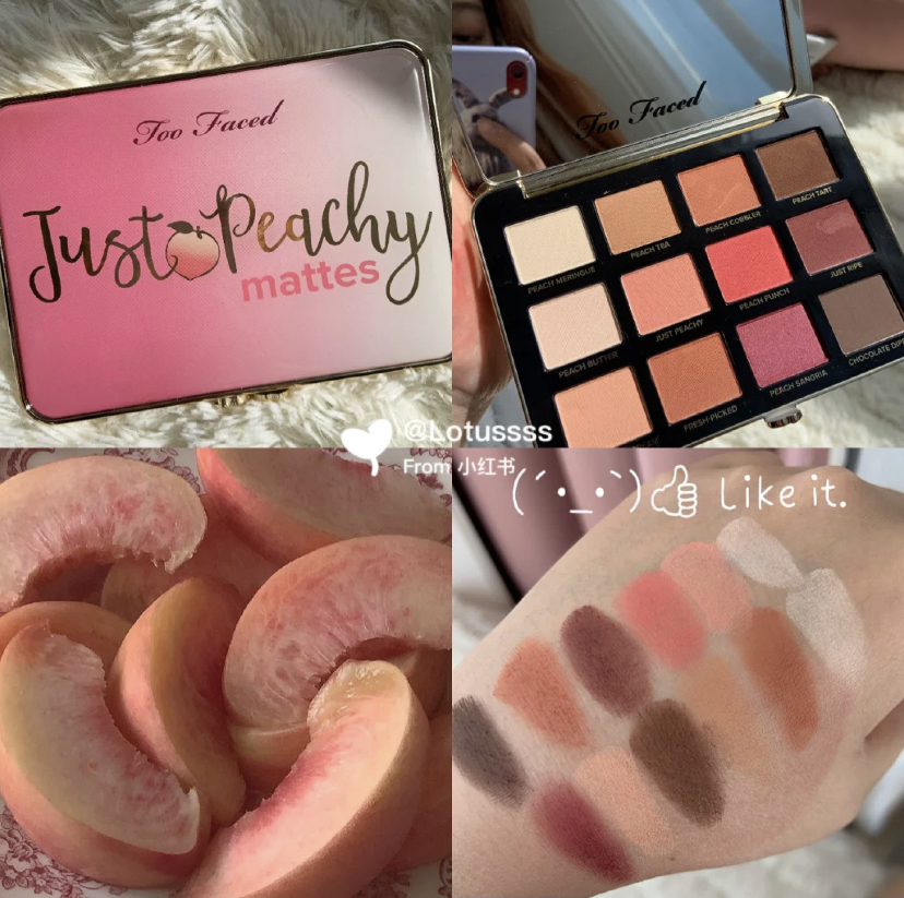 **特價** Too Faced - Just Peachy 全霧面12色眼影盤
