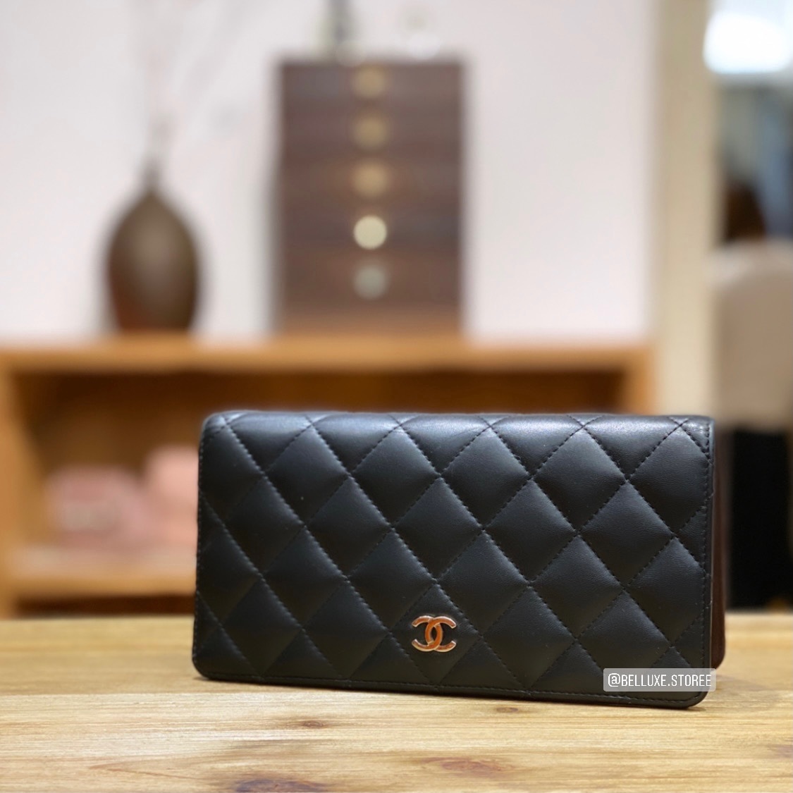 Authentic Second Hand Chanel Classic Long Flap Wallet PSSA3400002  THE  FIFTH COLLECTION