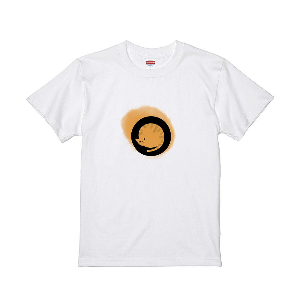 逗點貓T恤 - 橘貓