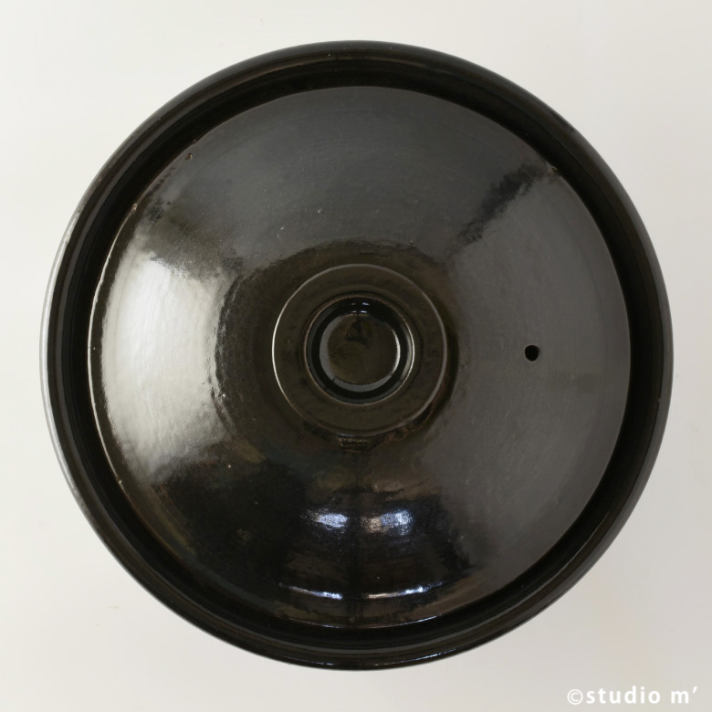 STUDIO M'-KAMEFUKU龜福8號土鍋 黑