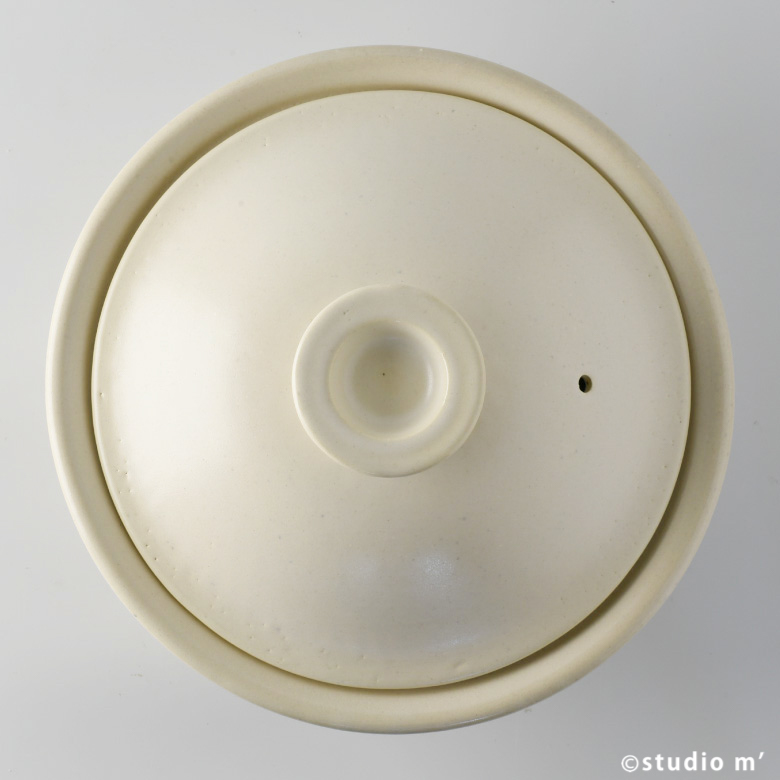 STUDIO M'-KAMEFUKU龜福8號土鍋 白