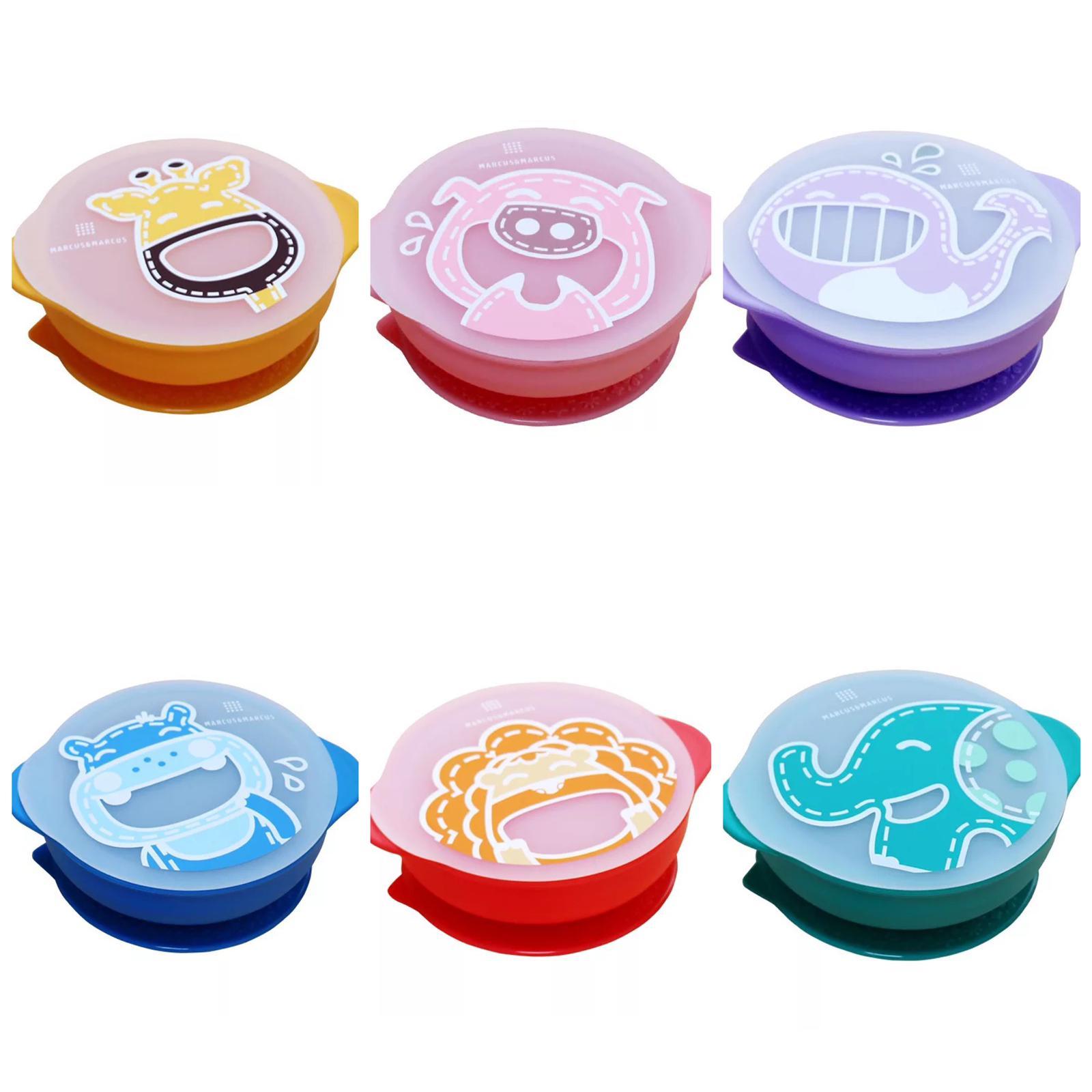 Marcus & Marcus吸盤碗350ml 連蓋