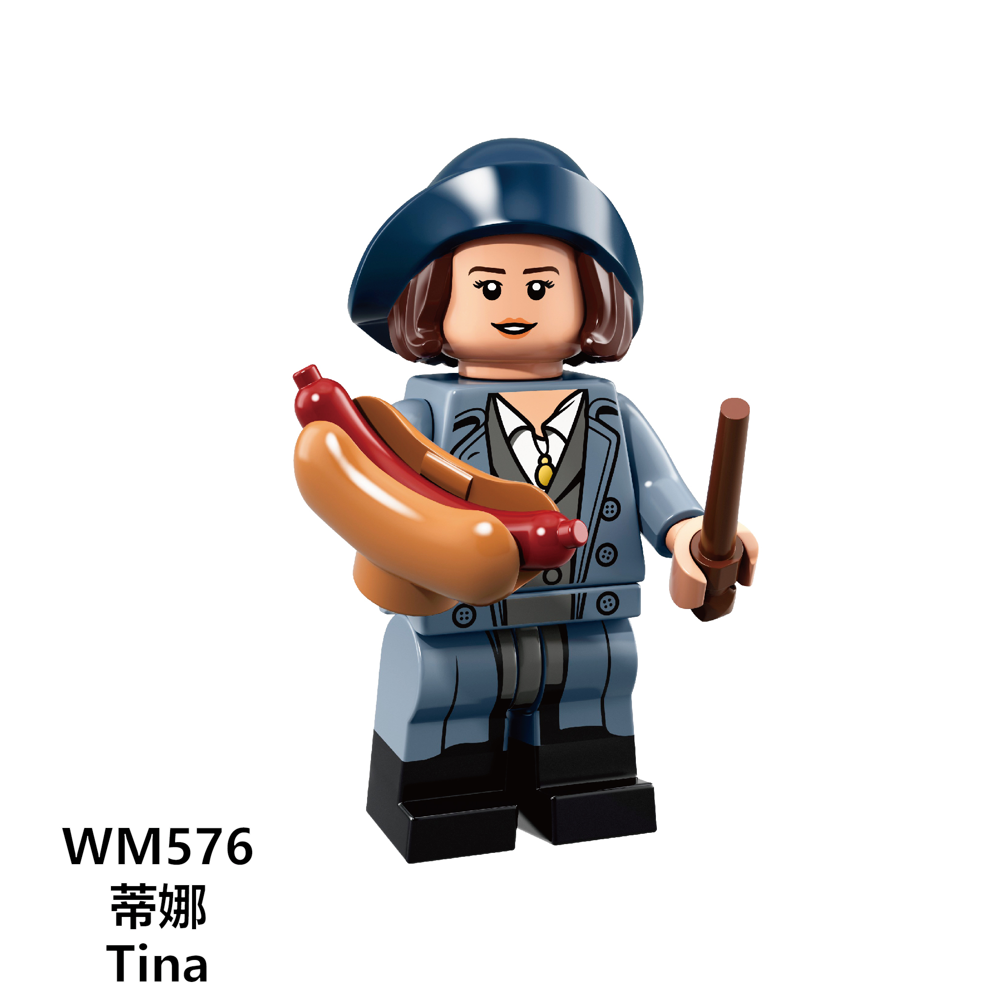 Tina Goldstein Harry Potter Custom Minifigures Minifigs Fit Lego WM576