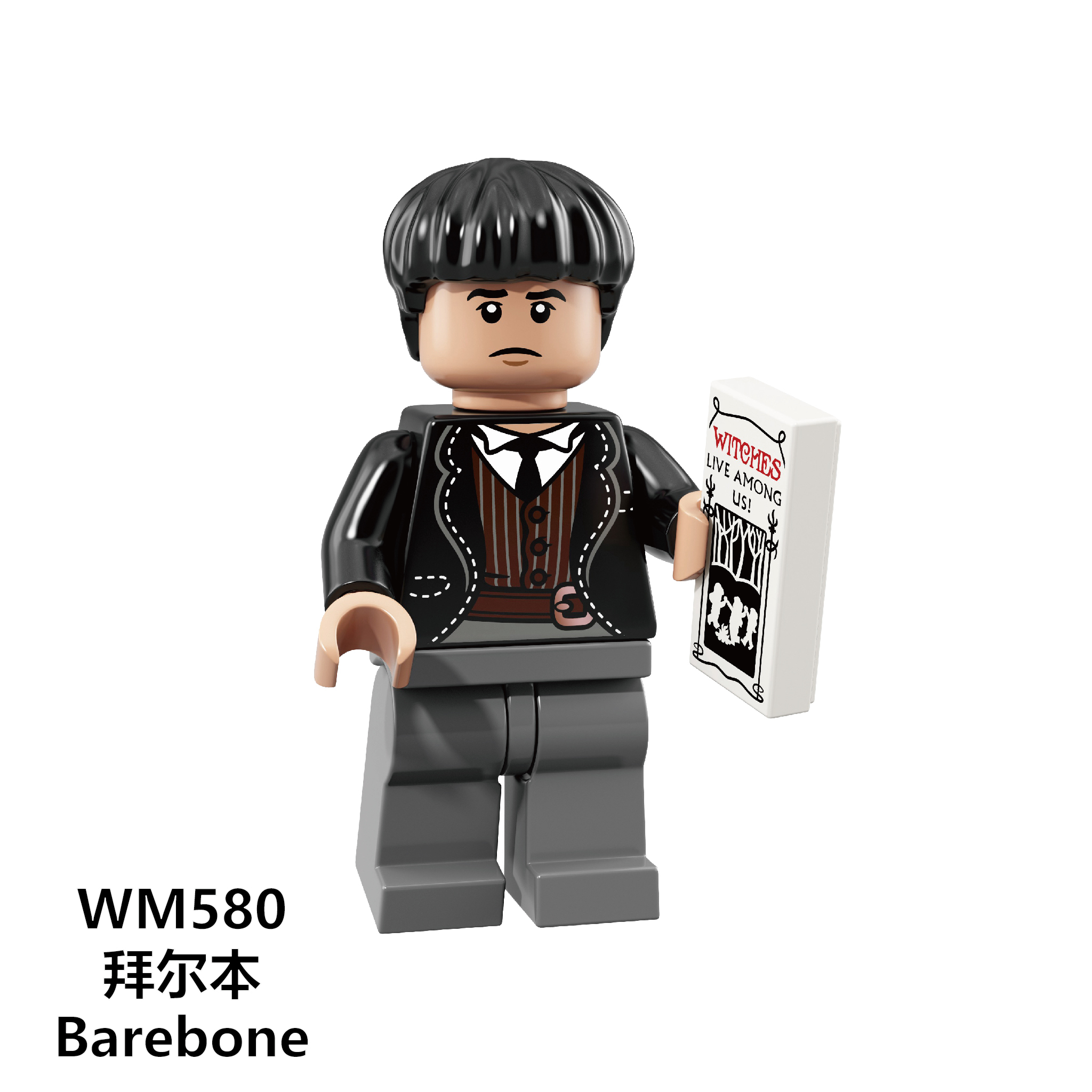 Credence Barebone Harry Potter Custom Minifigures Minifigs Fit Lego WM580
