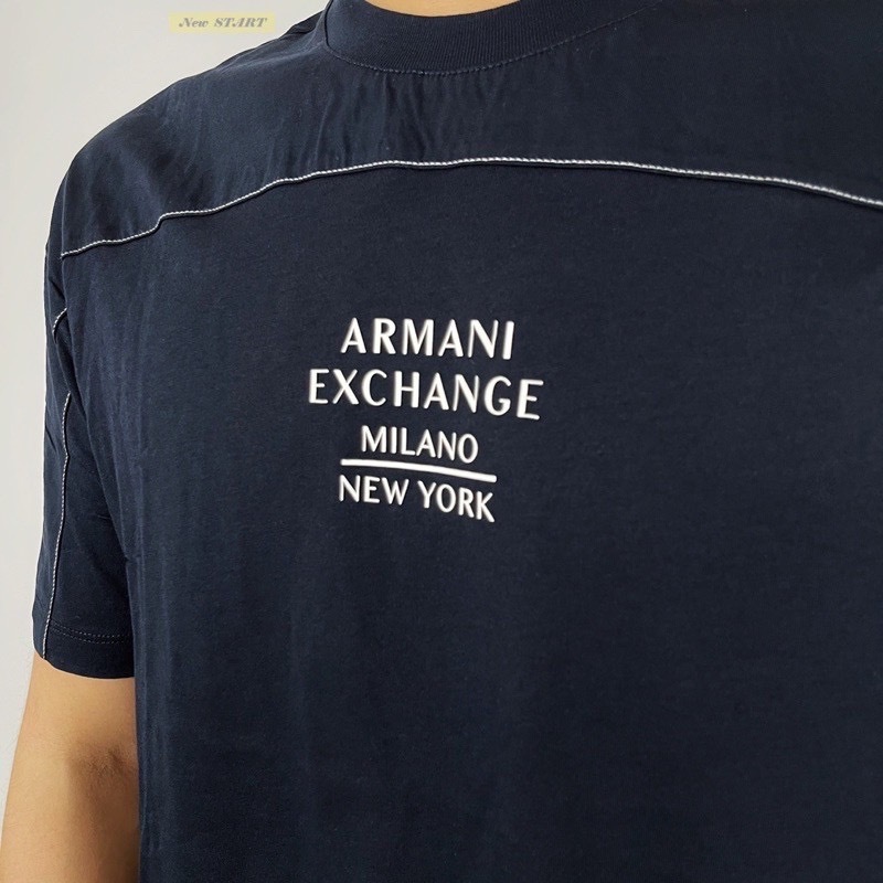 Armani Exchange AX 簡約小字母 短袖T恤 短T