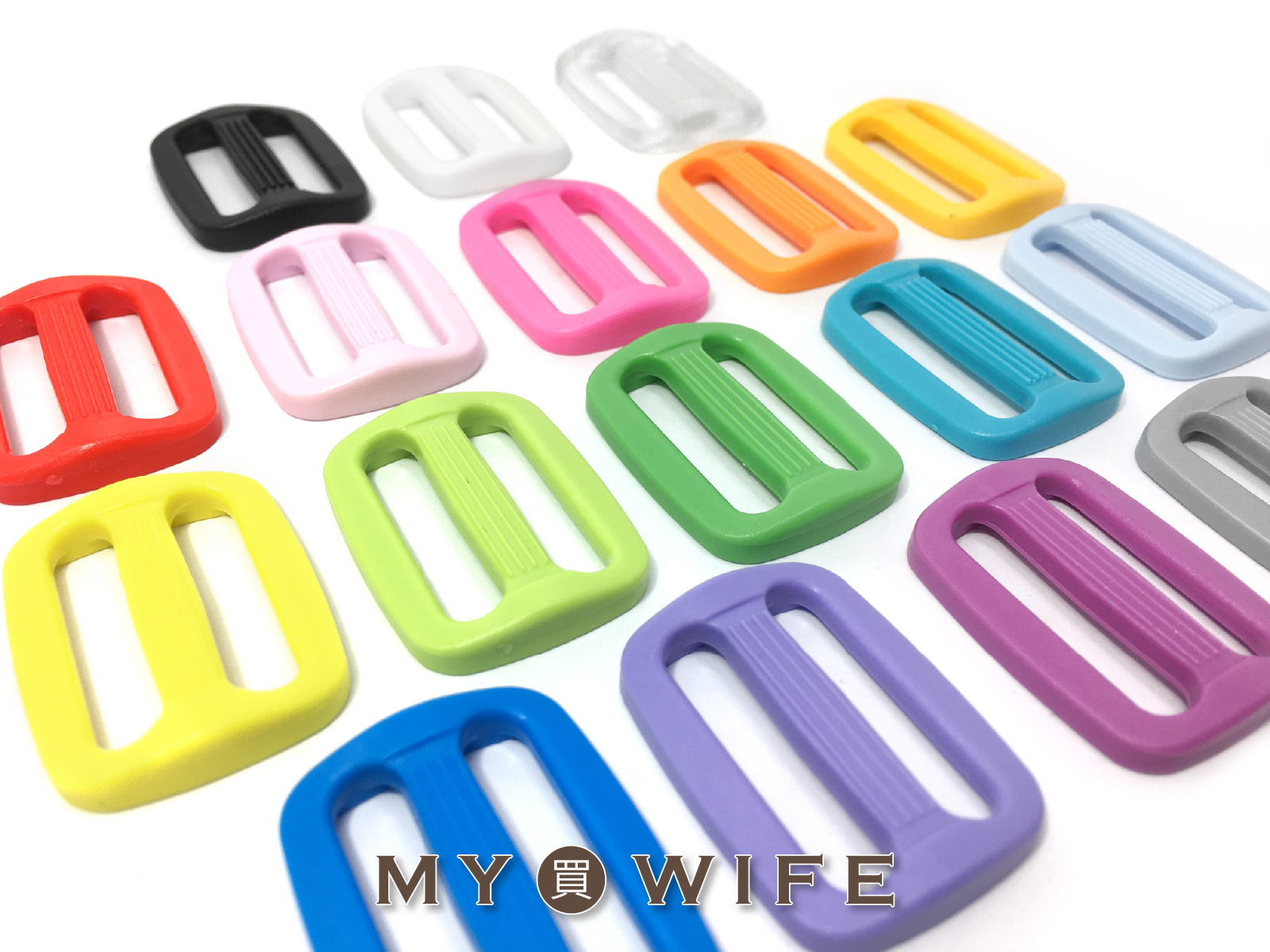 1吋(25mm)塑膠日型環_18色