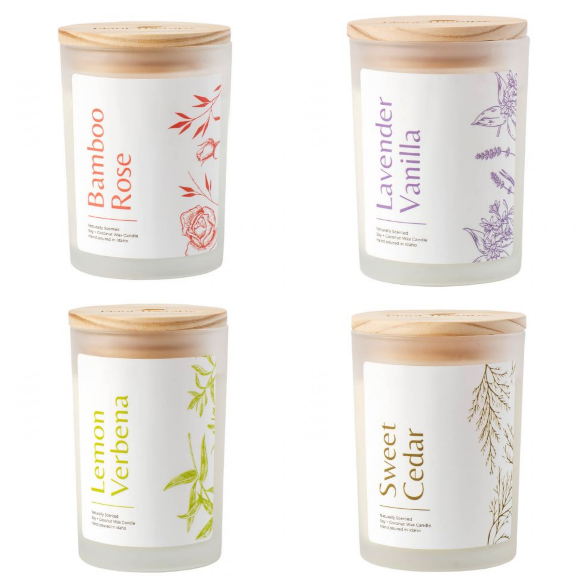 Plant Therapy 手工大豆蠟香薰蠟燭 (4款香氣）