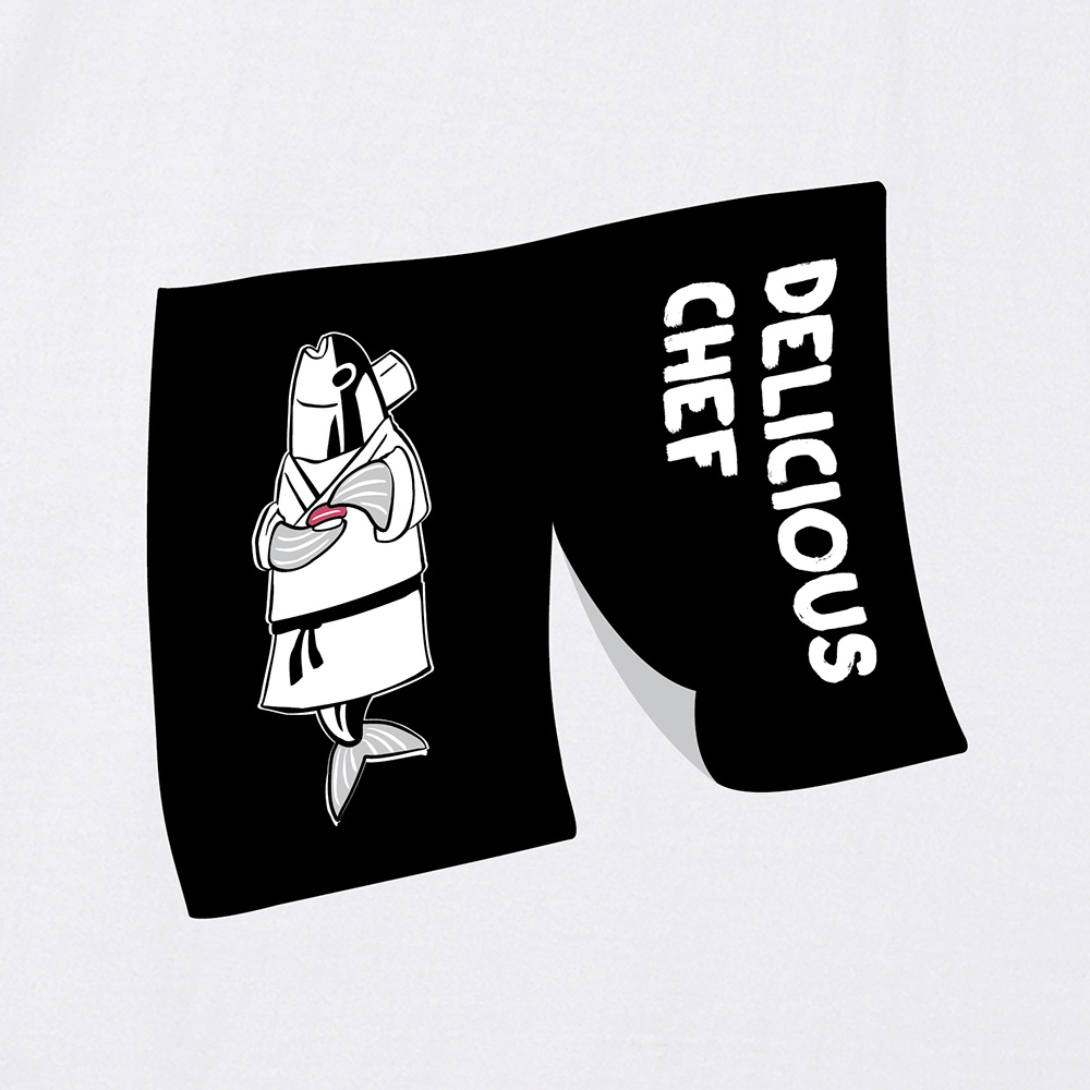 美食老闆T恤 - 握壽司