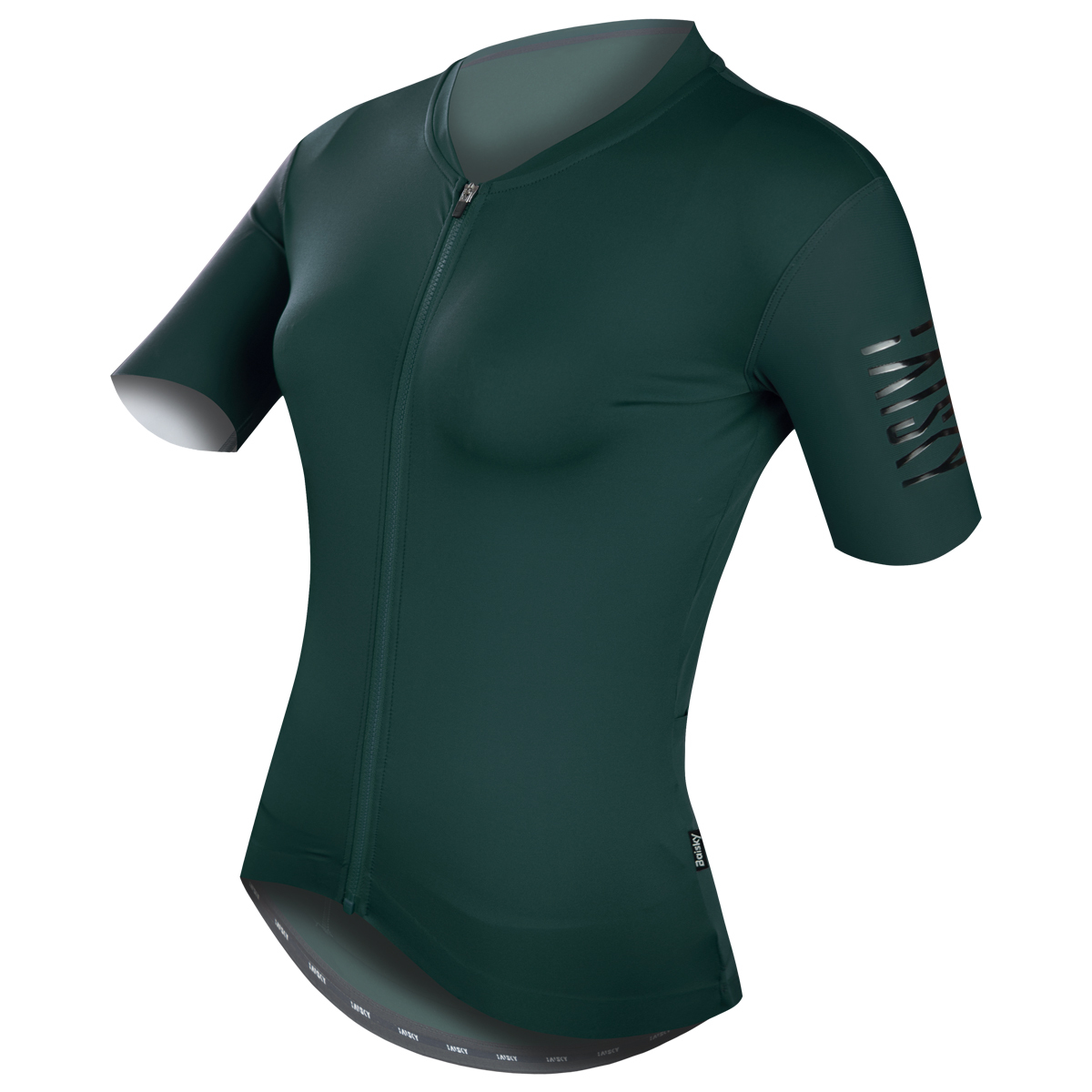 女款空力短車衣 潔淨II 墨綠