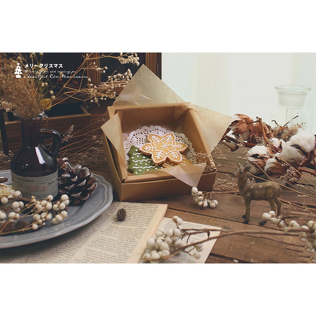 T04上下蓋牛皮紙盒-方型 10入/包 11.1*11.1*4cm【3-642001】