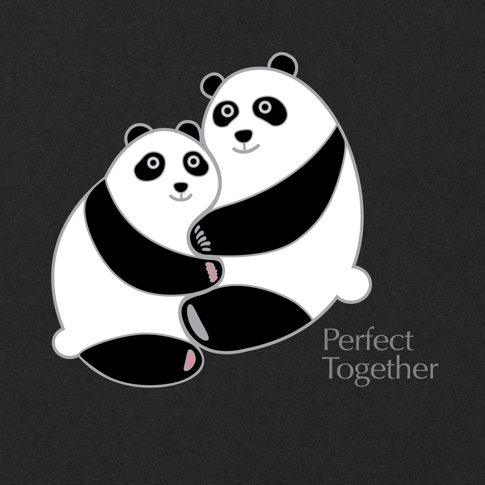 Perfect Together T恤 - 貓熊