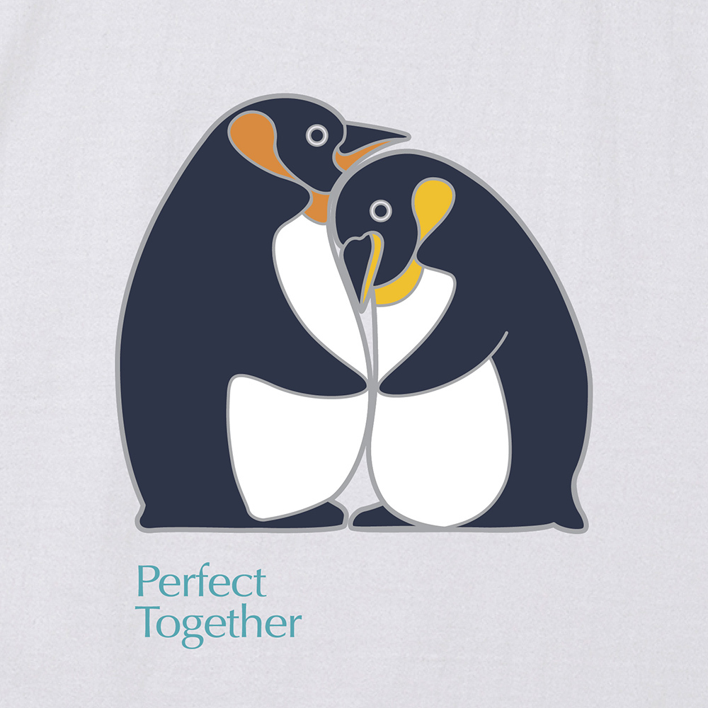 Perfect Together T恤 - 國王企鵝