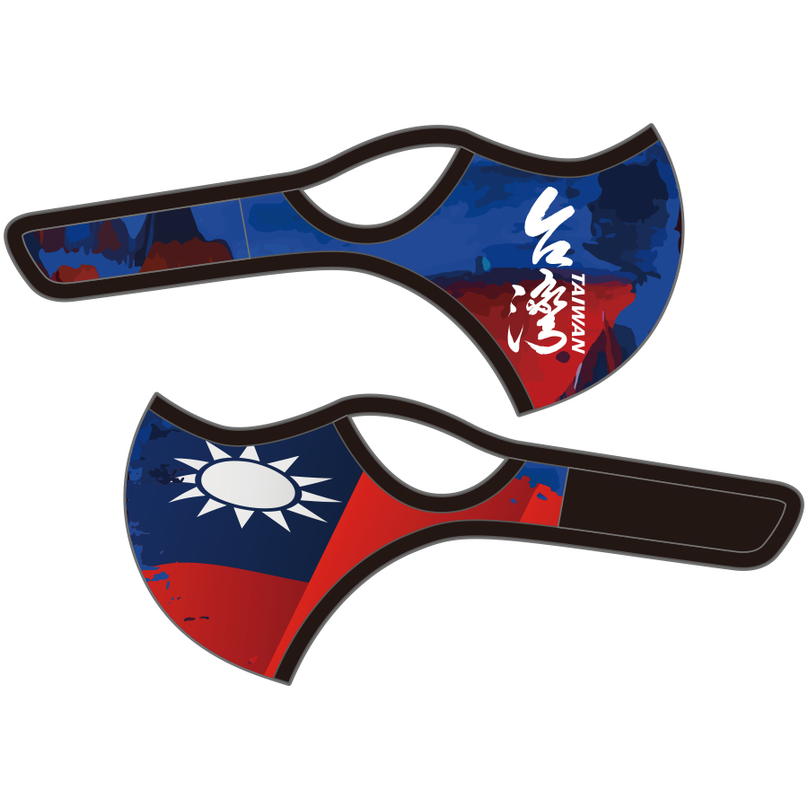 江湖跑堂運動型立體防護口罩 | 台灣心