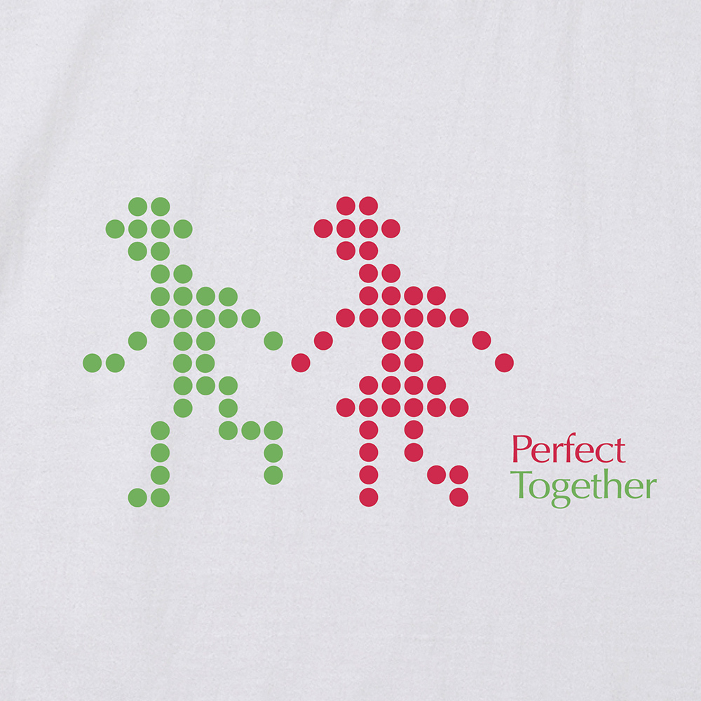 Perfect Together T恤 - 小綠人與小紅人