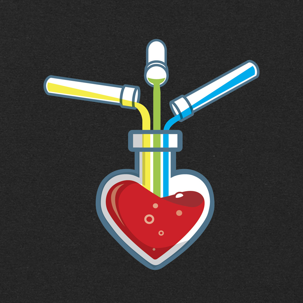 Perfect Together T恤 - 愛情化學式