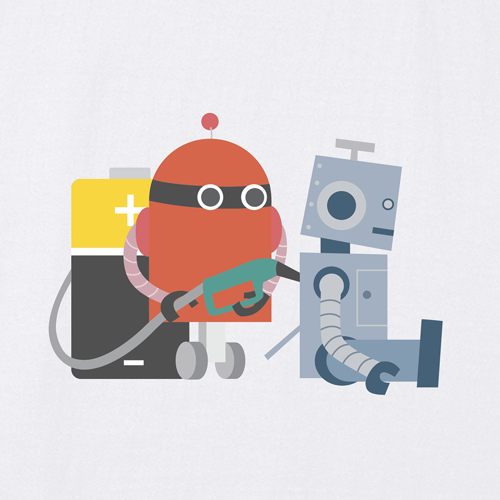 Perfect Together T恤 - 機器人