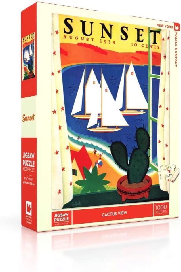 【NEW YORK PUZZLE COMPANY】多肉植物的黃昏 1000片拼圖