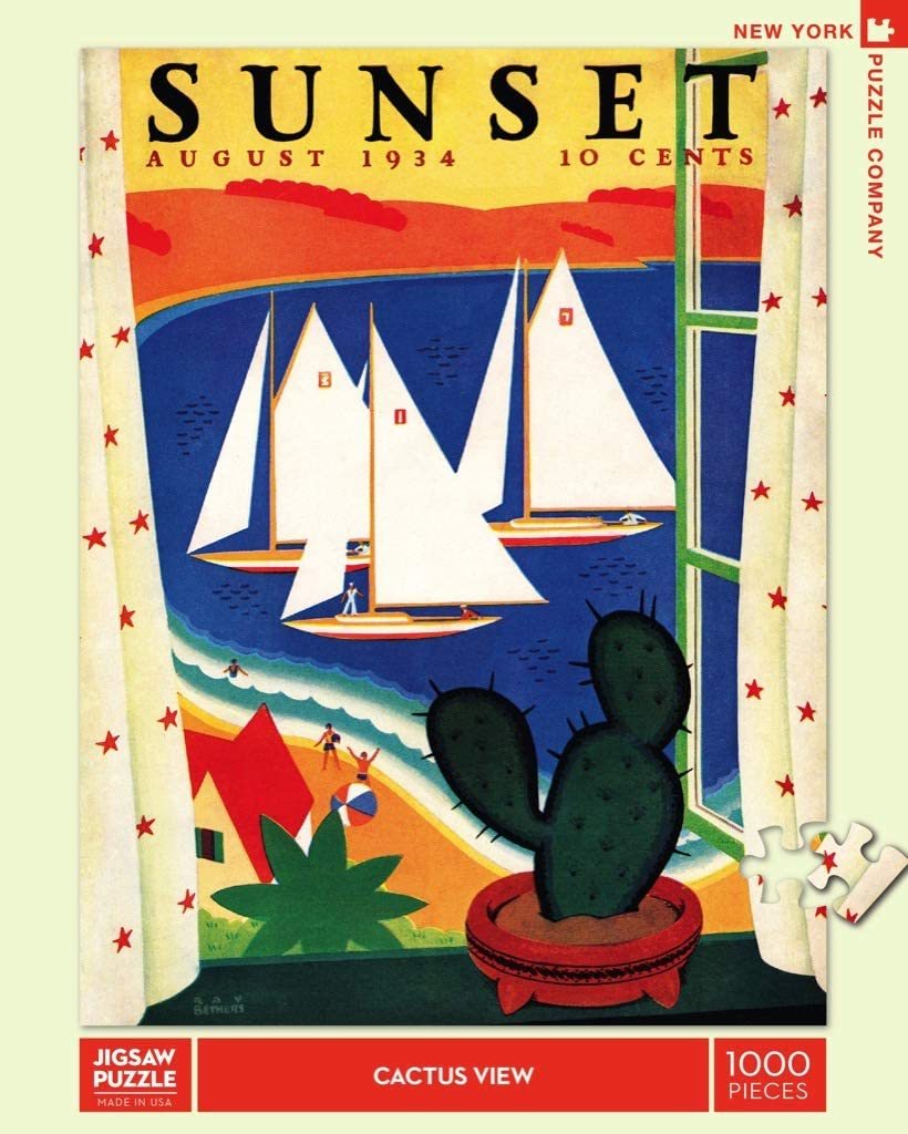 【NEW YORK PUZZLE COMPANY】多肉植物的黃昏 1000片拼圖