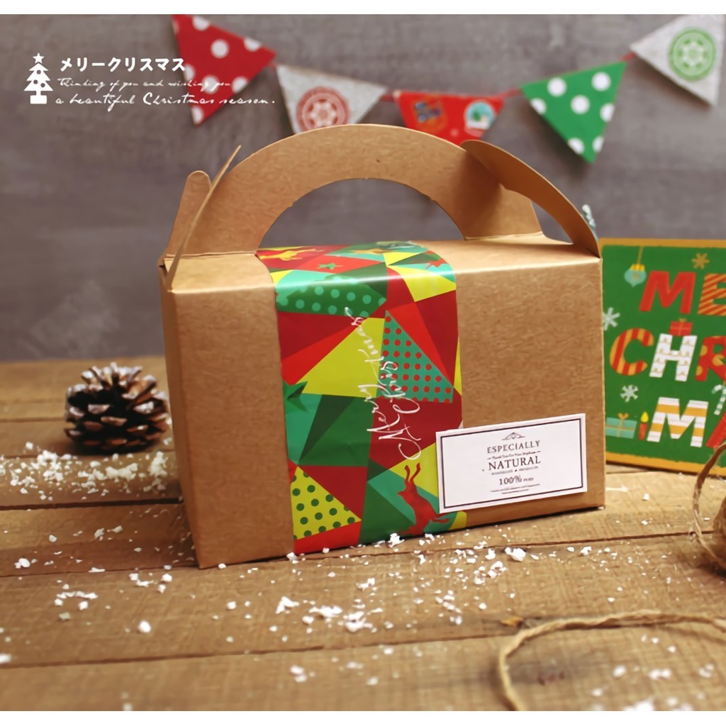 手提盒/野餐盒(小) 牛皮無印 10入 【3-2914000】