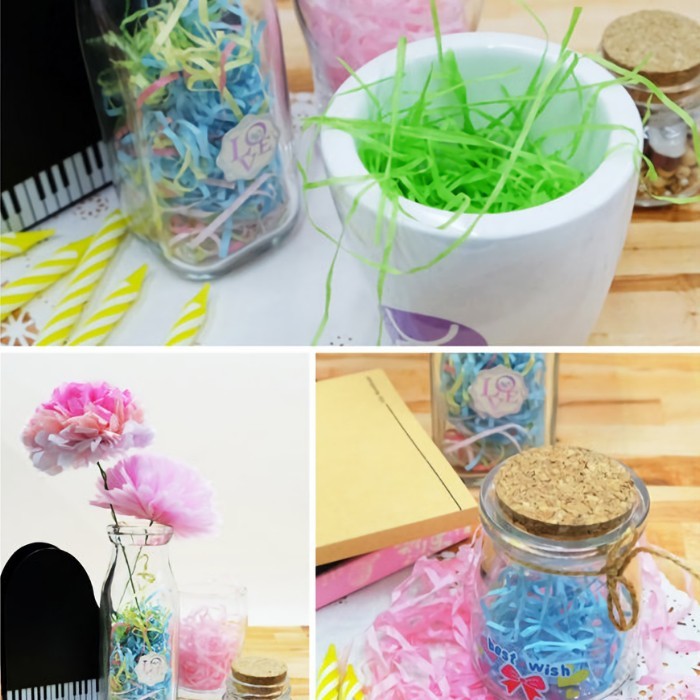 四季紙品 DIY布置 雙色紙絲(大) 70g【DIY172】